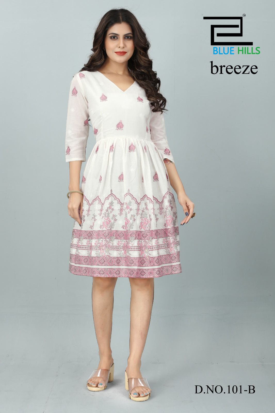 Breeze By Blue Hills 101-A To D Short Designer Kurtis Catalog